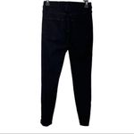 Good American Good Waist Split Hem Jeans Black Women’s Size 26 Grommet Detail Photo 3