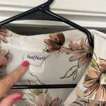 Bonworth  Floral Top with Cream and Brown Accents Photo 2