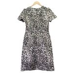 Rachel Parcell NWT Metallic Leopard Print Cocktail Dress Tan Black Size Medium Photo 2