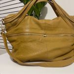 Kelsi Dagger  yellow gold soft leather hobo shoulder strap bag boho pebbled Photo 3