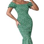 PRETTYGARDEN  Summer Floral Bodycon Midi Dresses Sz S Photo 0