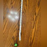 Four Leaf Clover Necklace Green With Brown Cord New Photo 6