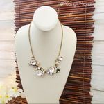 J.Crew  Bejeweled Rhinestone Necklace Gold-tone Photo 2