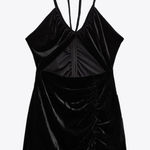 ZARA  velvet cut out dress Photo 0