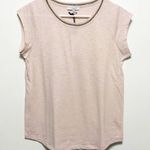 Current Air New! Pink Crew Neck Short Sleeve Chain Accent Top Photo 0