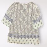 J.Jill Floral Gauze Boho 3/4 Sleeve Tunic Short Dress Size MP Photo 2