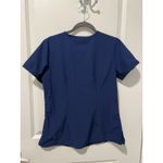 Stat Medical Wear Scrub Top Womens Navy Size Small Nurse Doctor Healthcare Blue Photo 1