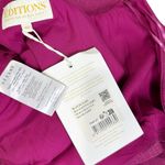 Sézane  Elea One Shoulder Blouse, Magenta, FR40/US8 Photo 15