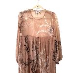 Zimmermann  Gossamer Bamboo Silk Maxi Dress Tan Sz 1 (US 6)‎ Photo 4