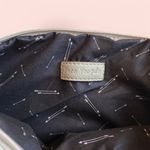 Free People Vegan Leather Large Zip Clutch Bag - -Soft, Gray Taupe Photo 3