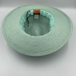 NWT C.C. Mint Green Straw Panama Hat with Braided Band Photo 5