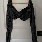 SheIn  Faux Leather Crop Top Photo 0