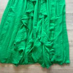 Badgley Mischka Green Chiffon Gown Photo 9