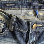 Vigoss  Studio The Dublin Skinny Distressed Dark Blue Wash Denim Jeans 26 Photo 7