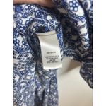 Lulus Mandala Daydream Medium Blue White Print Long Sleeve Maxi Dress Boho NWT Photo 10