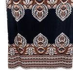 Inc international Concepts Black Boho Print Knee-length Shift Dress Photo 4