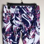 Fabletics  ladies stretch floral capri workout legging pants size medium Photo 6