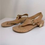 Michael Kors London Thong Tan Block Heel Sandal, Size 9 Photo 2