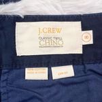 J.Crew Women’s City Fit Classic Twill Chino Navy Blue Nautical Wide Leg Pants 8 Photo 9