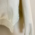 Citizens of Humanity Remi Cotton-Blend Jersey Sweatshirt in White Size Large Photo 3