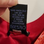 Vintage 90's Eva Blue Floral Ruffle Asymmetrical Sheath Dress Pink Size 12 Photo 5