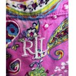 Ralph Lauren Purple Paisley Men's dressing shirt for women intimate sleepwear Photo 6