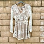 Lovers + Friends  Revolve Haiden Dress in Ivory White Dress Size S Long Sleeve Photo 2