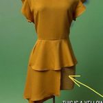 L.N.V. Elegant yellow Asymmetrical women’s blouse Photo 7