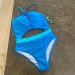 Blooming Jelly Sun Kissed Color Block Halter Monokini Photo 9