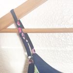 Doe & Rae  Floral Navy Blue Tank Top Blouse Photo 11