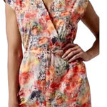 Athleta  Marlow Romper Renewed Bloom Pink Floral Womens Large NWOT Photo 0