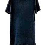 Stella McCartney Navy Blue Crepe Short Sleeve Shift Dress Size Small Photo 0