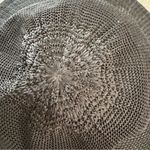 Wallaroo Victoria Diva Black Poly Straw Hat. Size Medium. Photo 5