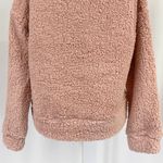 Thread and Supply New Sherpa Sweatshirt Crewneck Pullover Sweater Blush Photo 8
