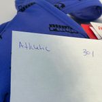 Puma Low Support Seamless Sports Bra Blue All Over Logo DryCELL Medium Photo 5