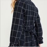 Abercrombie & Fitch Plaid Belted Long Coat Photo 3