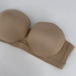 Cacique  Comfort Bliss Lightly Lined‎ Multi-Way Strapless Bra Nude Tan Size 46C Photo 4