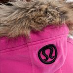 Lululemon Scuba Hoodie Jacket Coat Fur Paris Pink Black Ombre 2011 Rare Size 4 Photo 6