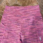 Free People Movement "Roll Out" Pink Space Dye Variegated High Rise Leggings, L Photo 8