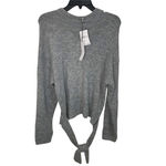 WAYF  Light Grey Bow Soft‎ Sweater Size Medium NEW Photo 1