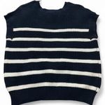 moon & madison Navy and White Striped Tank Top Blue Photo 2