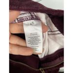 Talbots Straight Leg Corduroy Pants 8P Cotton Spandex Stretch Women's Burgundy Photo 7