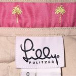 Lilly Pulitzer  White Tag Vintage Tan Cream Boot Cut Chinos Pants Photo 7