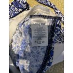 Lands' End Lands’ End Blue Printed Halter Tankini Top Size 10 Swim Top Good Condition Photo 6