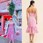 Urban Outfitters  Gin & Jules Lexi Crystal Trim Midi Dress Size Large NWOT $286 Photo 15