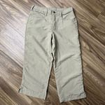 The North Face Size 4 Horizen Capri Pant Dune Beige Nylon Straight Leg Women’s Photo 2