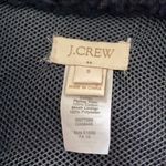 J.Crew Navy Faux Fur Full Zip Sweater Vest Size Small Outerwear Jacket Like New Photo 2