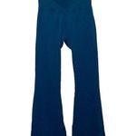 Joy Lab Blue Green Flare Split hem Yoga Pants Flare Leggings Size Small Womens Photo 6