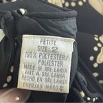 Liz Claiborne  | Black Floral Dress Sz 2P Photo 6