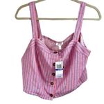 Ultra Flirt NWT Juniors Striped Crop Top Size XL LTOP158 Photo 2